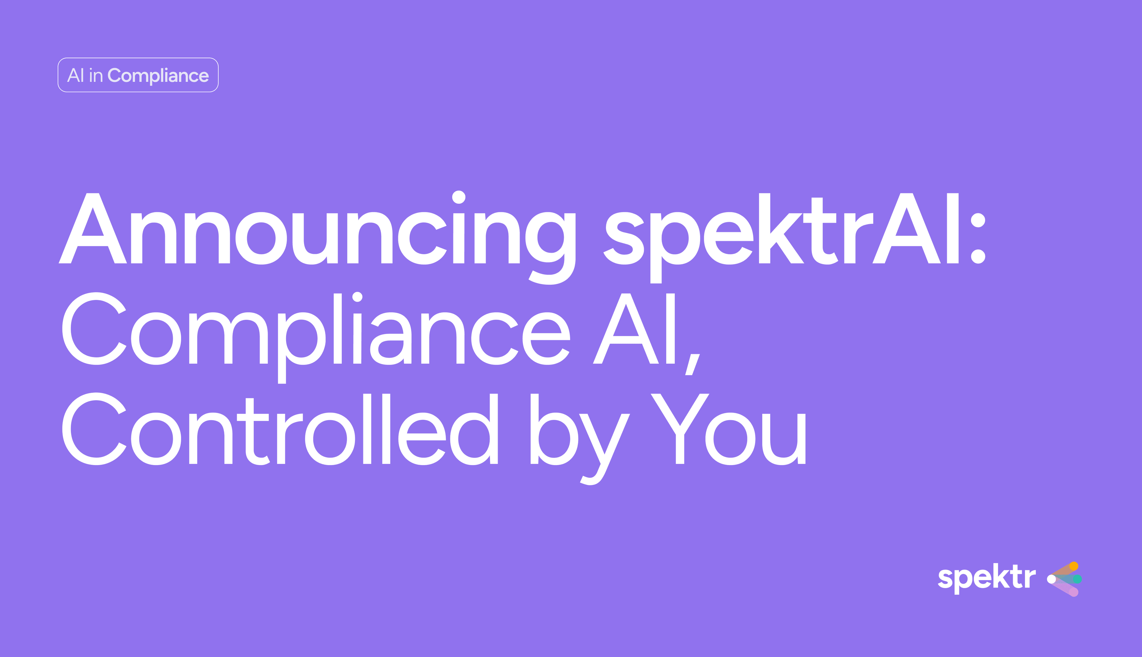 compliance AI spektrAI