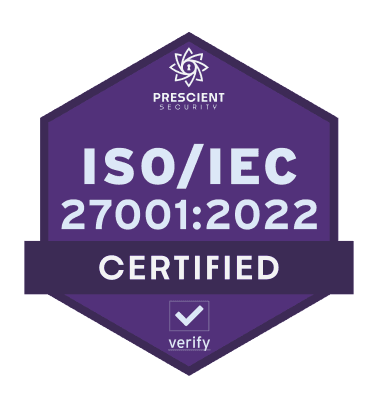 ISO 27001:2022 Certified