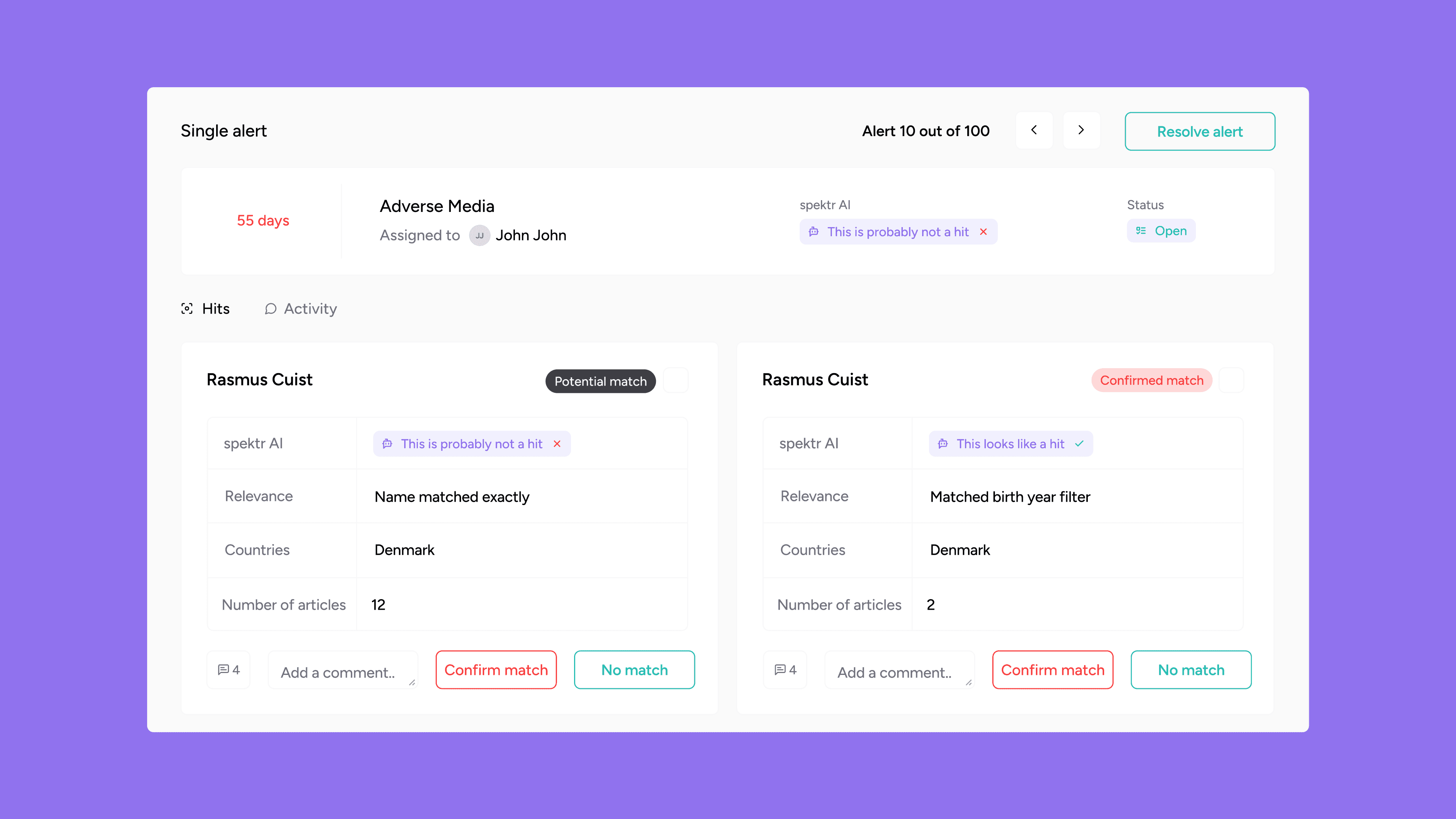 adverse media screening AI 2